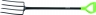 Forchetta 4 - x corna, giardinaggio, 180 x 290 x 1200 mm, interamente in metallo, Palisad