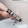 Pistola de calafateo, 310 ml, "esqueletal" reforzada con cerradura, vastago hexagonal de 7 mm Sparta