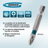 Juego de puntas PZ2x50, acero S2, 10 uds. Gross