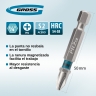 Juego de puntas PH2 x 50, acero S2, 2 uds. Gross