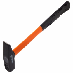 Machinist hammer, 300 g, fiberglass rubber handle // sparta