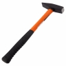 Machinist hammer, 300 g, fiberglass rubber handle // sparta
