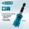 Bit adapter korlátozóval és dupla mágnessel, 1/4"// Gross