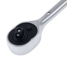 Ключ телескопический трещоточный 1/4", 150-200 мм, CrV, хромир., 2-х комп. рукоятка// Gross