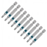 Набор бит TORX 15х50, сталь S2, 10 шт.// Gross