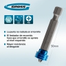 Punta PH2 x 50 mm con limitador e iman, para placas de yeso, S2 Gross