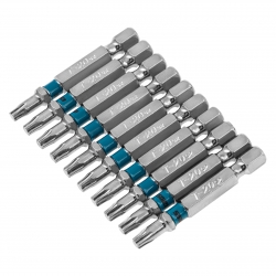 Набор бит TORX 20х50, сталь S2, 10 шт.// Gross