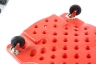 Лежак ремонтный на 6-ти колесах, 1000 х 475 х 128 мм, пластиковый// MTX