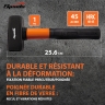 Marteau, 1000 g, manche caoutchouté en fibre de verre// Sparta