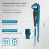 Ключ трубный рычажный, №4, 3", цельнокованый, CrV, тип - "L"// Gross