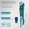 Ключ трубный рычажный, №0, 0,5", цельнокованый, CrV, тип - "S"// Gross