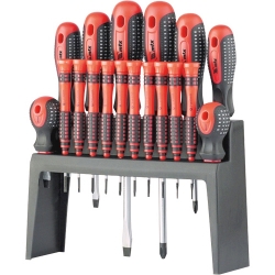 Набор отверток Fusion на подвесной полке 18 шт., CrV// MTX