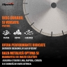Disc de tăiere cu diamante segmentate, 230 x 22,2 mm, tăiat uscat, EUROPA Standard// Sparta