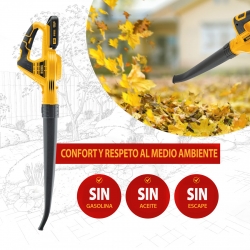 Soplador de batería RB190-18, Li-ion, 18 V, 2 Ah, 190 kmh, 60 m3h Denzel