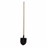 Shovel a baille, 205x275x1400 mm, stiffeners, wooden handle // Russia