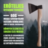 Kovácsolt fejsze, komplett, 890/1200 g, fa fejsze nyél, 500 mm, AO, (Izhevsk)// Russia