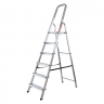 Escalera de tijera MTX - 6 peldanos, aluminio, 150 kg