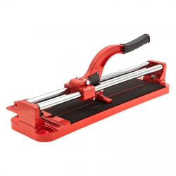 Dispozitiv de tăiat faianță 400 x 16 mm, pat turnat, cărucior pe rulmenți, mâner întărit// MTX