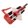 Dispozitiv de tăiat faianță 400 x 16 mm, pat turnat, cărucior pe rulmenți, mâner întărit// MTX