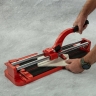Dispozitiv de tăiat faianță 400 x 16 mm, pat turnat, cărucior pe rulmenți, mâner întărit// MTX