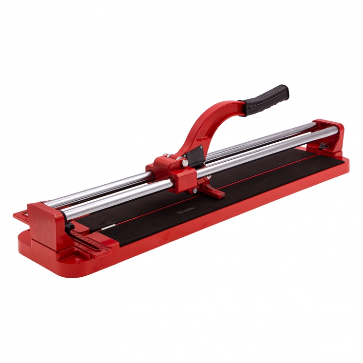 Dispozitiv de tăiat faianță 600 x 16 mm, pat turnat, cărucior pe rulmenți, mâner întărit// MTX
