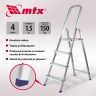 Scara MTX, 4 trepte, aluminiu