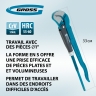 Clé serre-tube à levier, n° 1, 1", forgé massif, CrV, type - "S"// Gross
