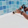 Caulk gun, 310 ml, "semi-open", Round rod 8 mm, Heavy Duty // Sparta