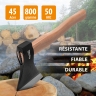 Hache, 800 g, complète, forgée, manche en bois // Sparta