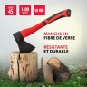 Hache, 1000 g, manche en fibre de verre// Matrix