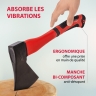 Hache, 1000 g, manche en fibre de verre// Matrix