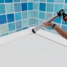 Caulk gun, 750 ml, "farm", aluminum body, Round rod 8 mm // Sparta