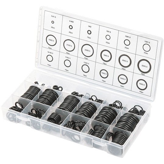 Set de garnituri de etansare a cauciucului, D 3-23 mm, 279 articole Sibrtekh